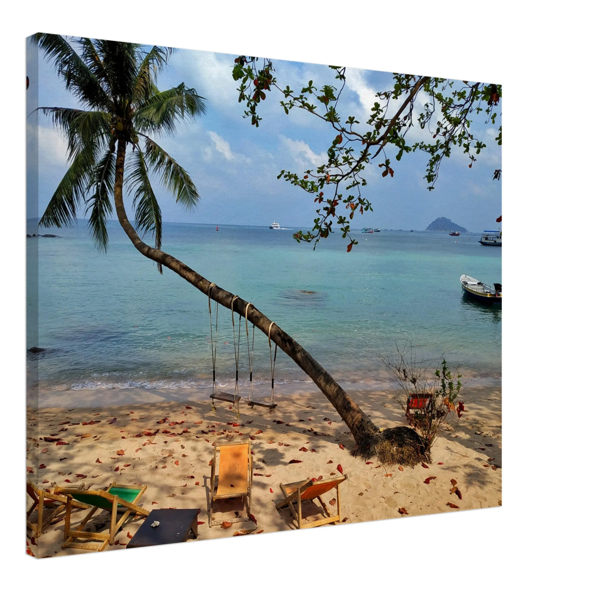 Koh Tao Beach Canvas