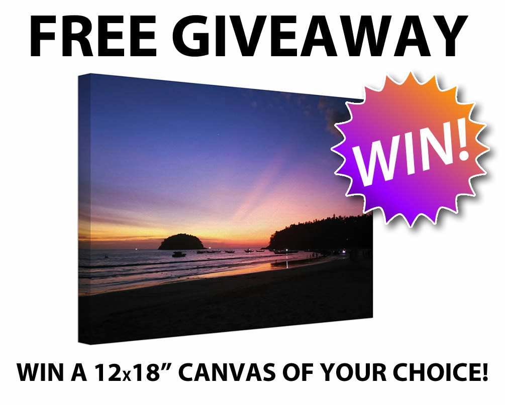 Pictures From Paradise Free Canvas Giveaway